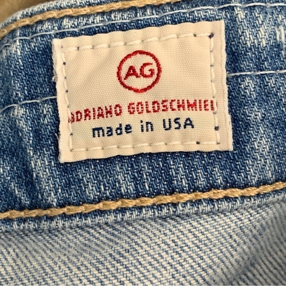 AG Adriano Goldschmied Daisy Super Low-Rise Short in light wash size 29 - Picture 11 of 13